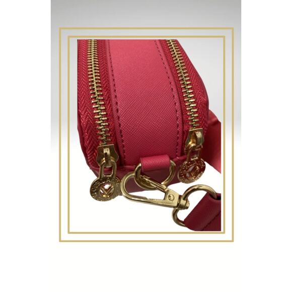 NWT Valentino Orlandi, Blush/PINK Crossbody Studded Bag MSRP $159 SAME DAY SHIP - Picture 4 of 5